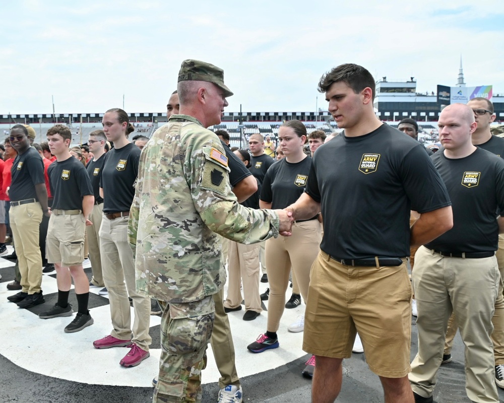 Pa National Guard attends Pocono 400 Raceway