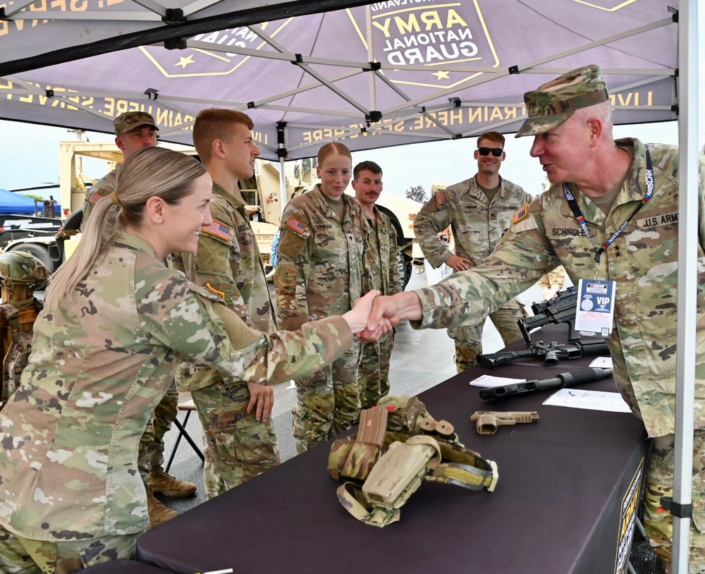 Pa National Guard attends Pocono 400 Raceway