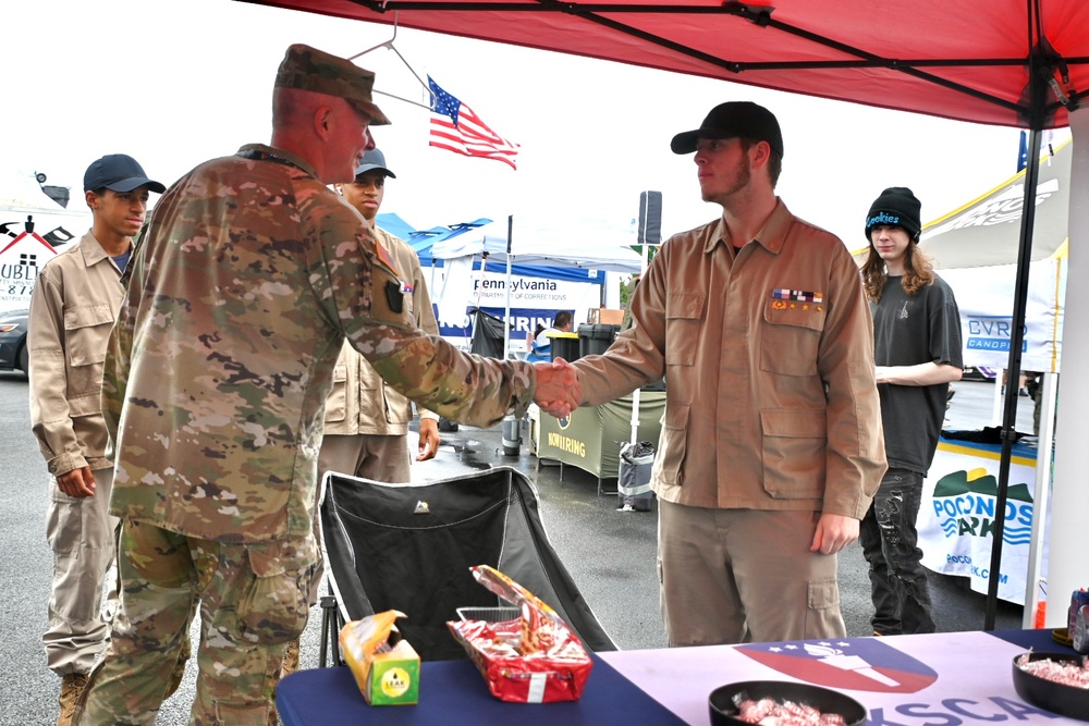 Pa National Guard attends Pocono 400 Raceway