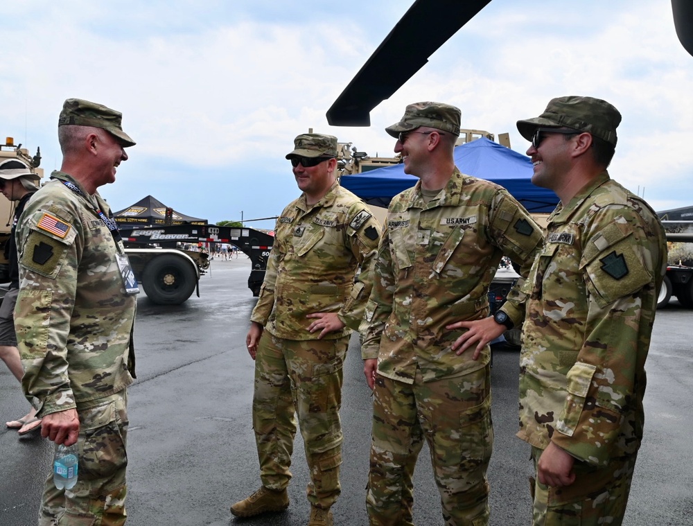 Pa National Guard attends Pocono 400 Raceway