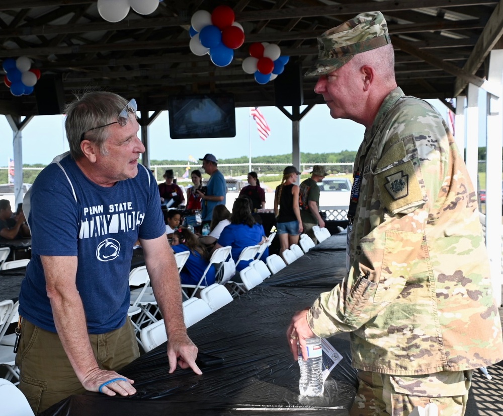 Pa National Guard attends Pocono 400 Raceway