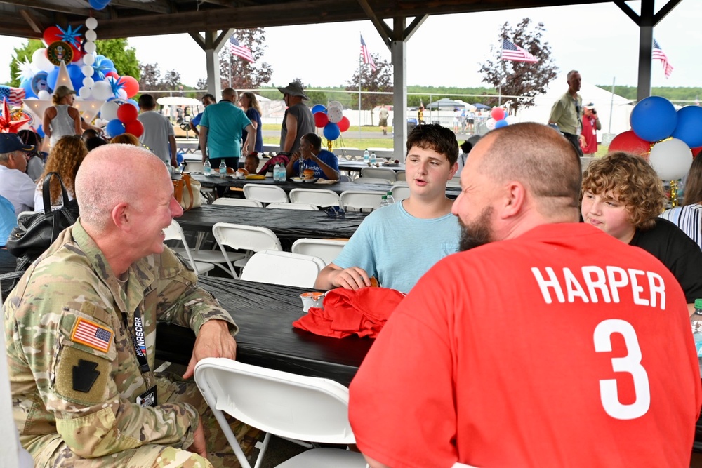 Pa National Guard attends Pocono 400 Raceway