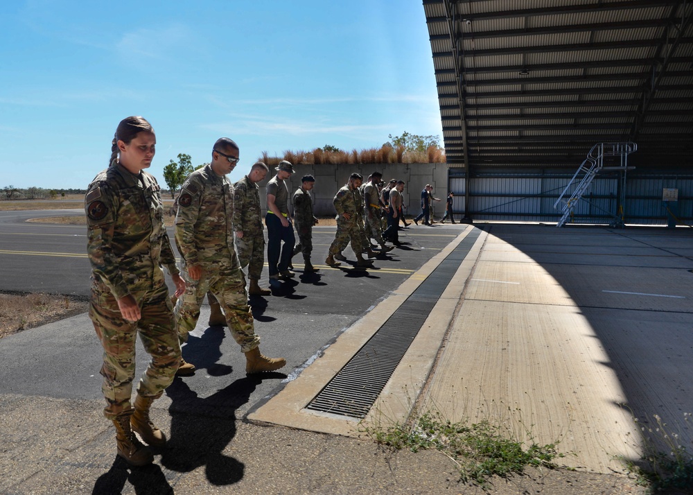 USAF F-22A Raptors arrives for Exercise Pitch Black 2024