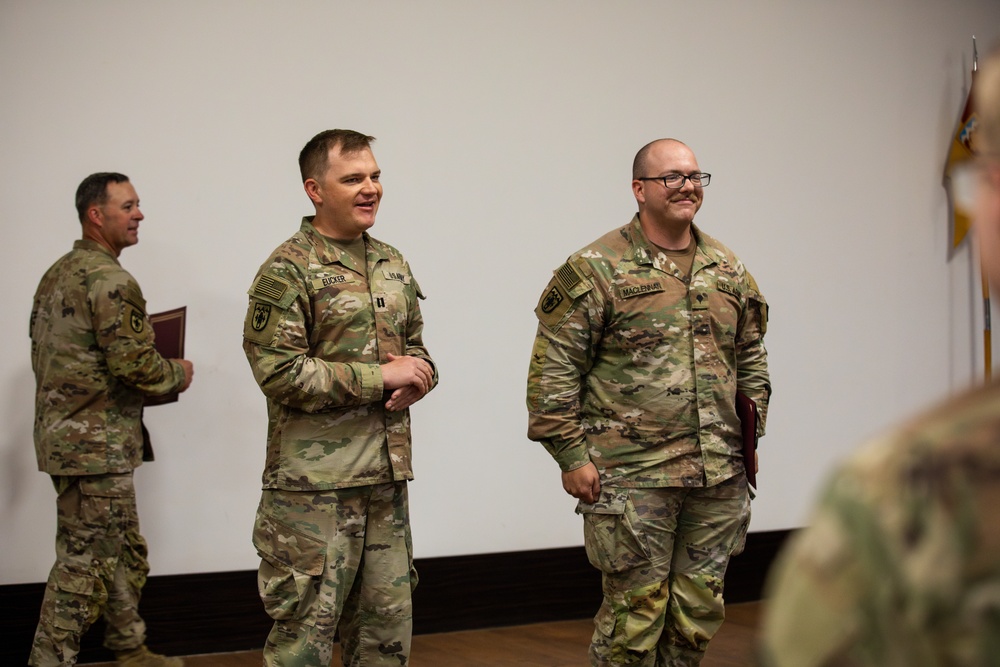 Shamrock brigade recognizes achievement and advancement