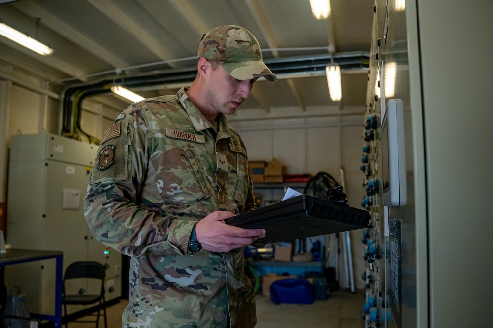 The flow of operations at Lakenheath’s wastewater treatment plant