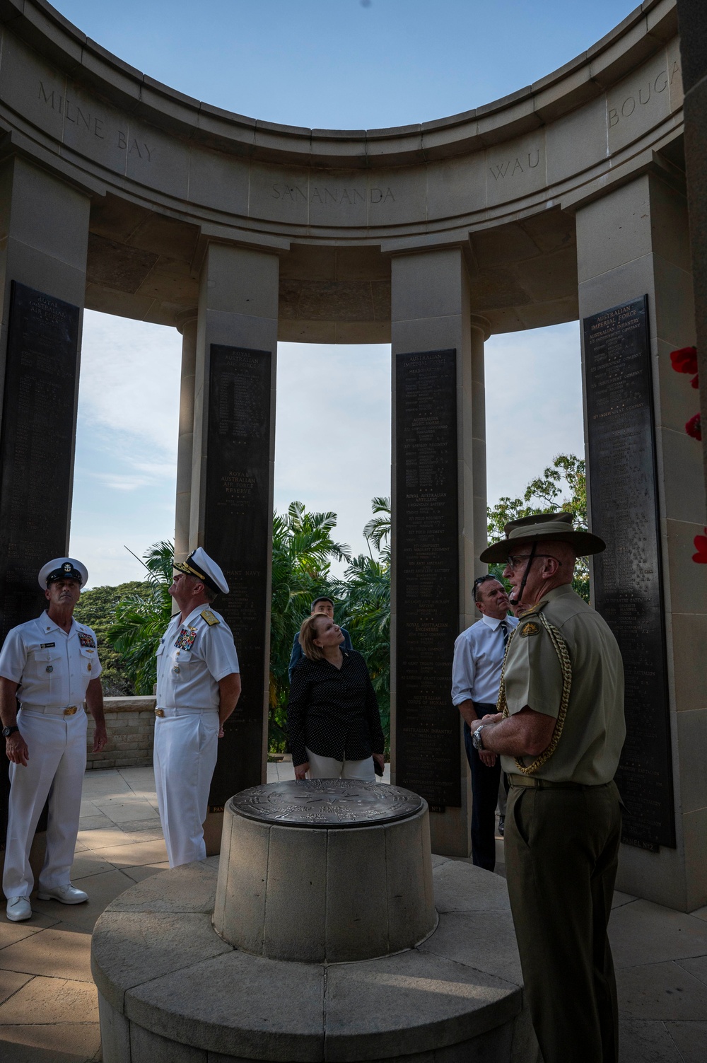 CDRUSINDOPACOM Visits Port Moresby (Bomana) War Cemetery