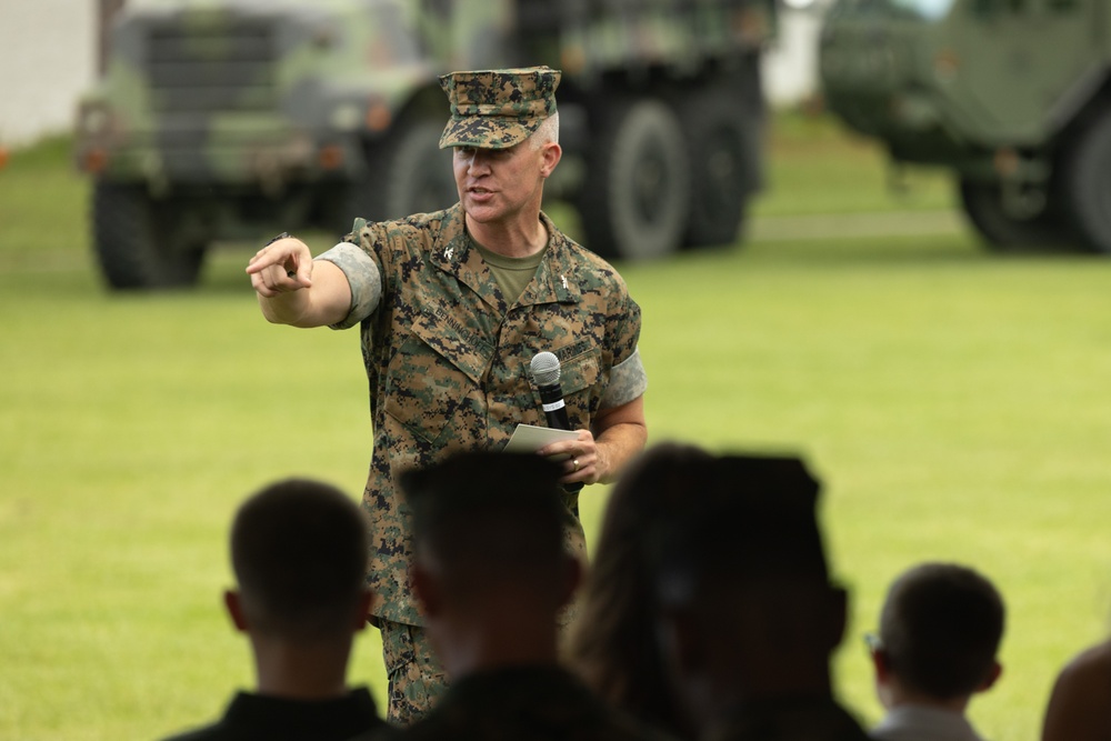 Logistics Operations School Change of Command Ceremony