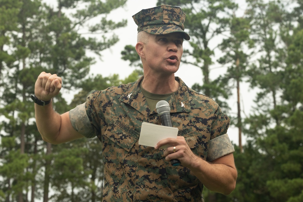 Logistics Operations School Change of Command Ceremony