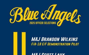 Blue Angels Select Officers for 2025 Show Season