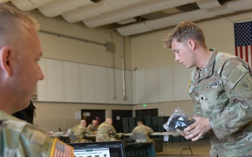 38th Infantry Division soldiers prepare for overseas deployment in support of Operation Spartan Shield