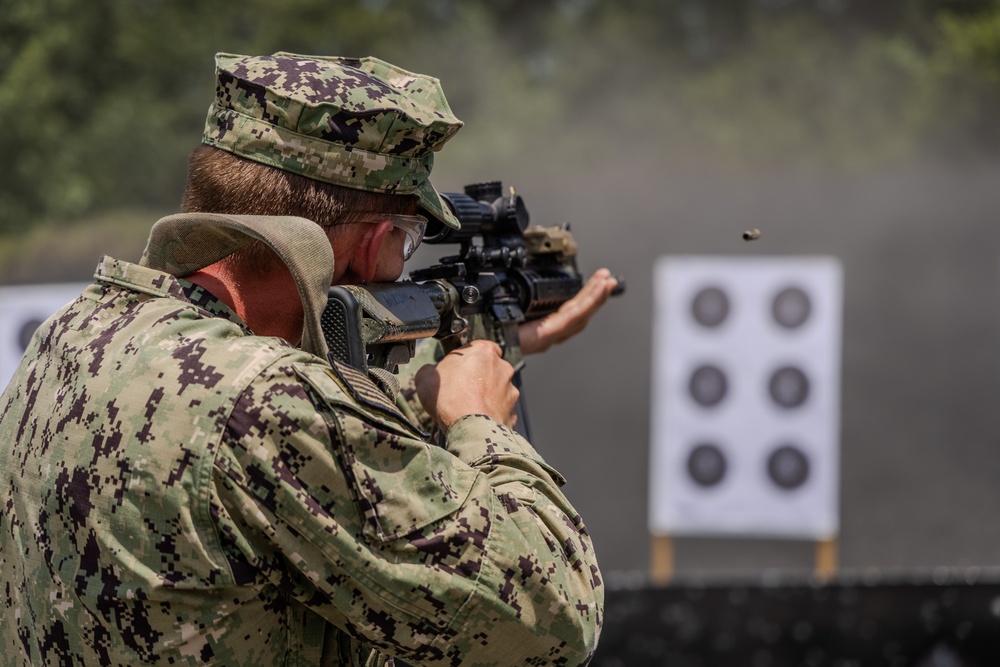USNA Midshipmen live-fire exercise