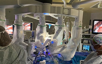 CVAHCS Robotic Surgery teams reach a milestone, top in VISN 7
