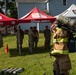 Fire fighters of the 755th Engineer Detachment