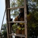 Fire fighters of the 755th Engineer Detachment