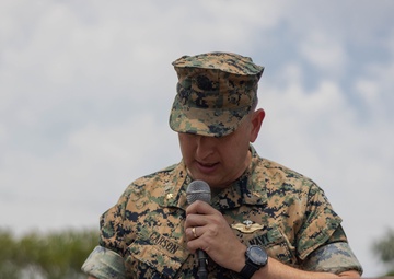 Fire Support Battery holds change of command ceremony