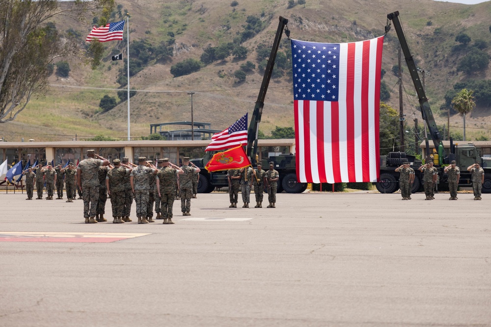 Fire Support Battery holds change of command ceremony