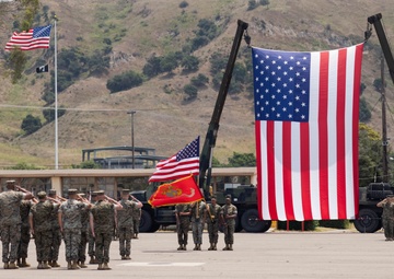 Fire Support Battery holds change of command ceremony
