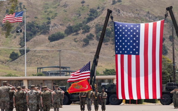 Fire Support Battery holds change of command ceremony