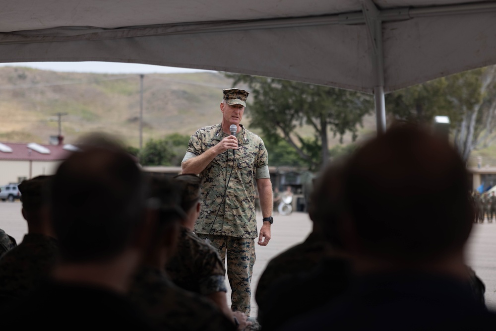 Fire Support Battery holds change of command ceremony