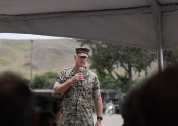 Fire Support Battery holds change of command ceremony