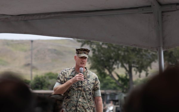 Fire Support Battery holds change of command ceremony