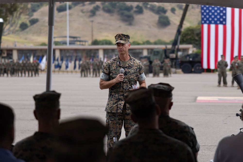 Fire Support Battery holds change of command ceremony