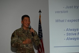 People first: 316th Wing commander, command chief share vision and priorities at first all call