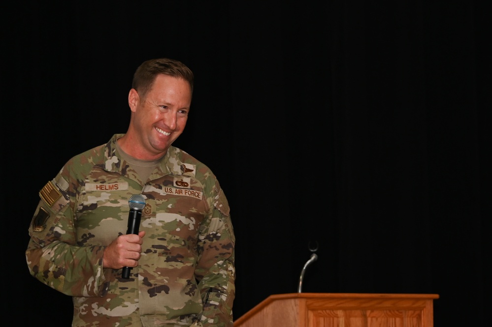 People first: 316th Wing commander, command chief share vision and priorities at first all call