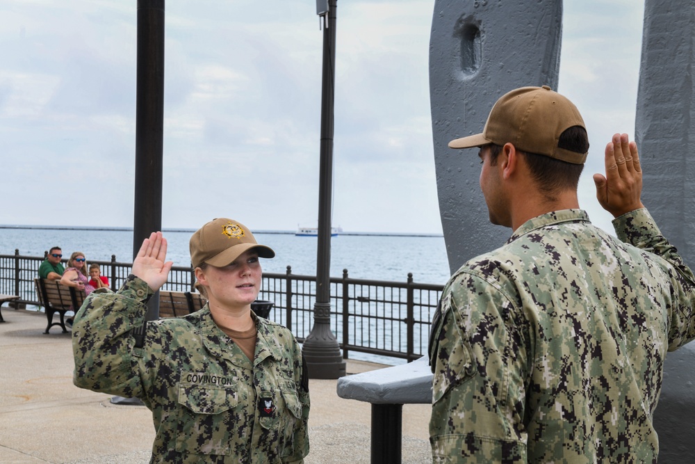 NSGL Sailor Reenlists