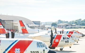 Historic Convergence: Entire U.S. Coast Guard Airframe Fleet Assembles at AIRSTA Elizabeth City for Rare Photo Opportunity