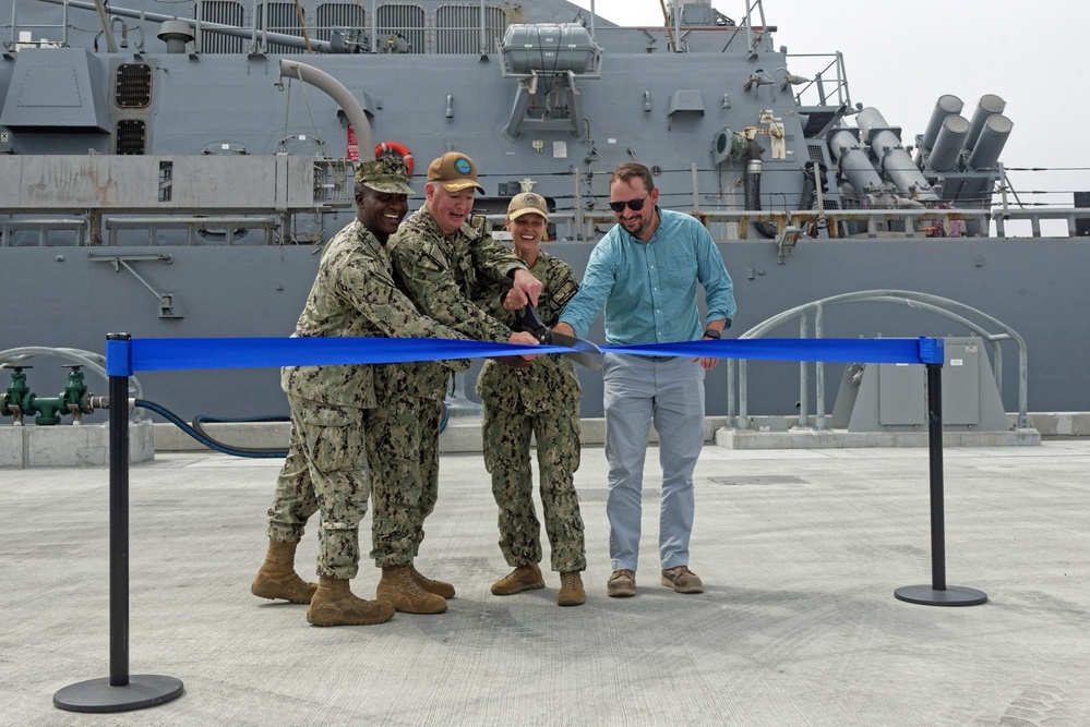 Naval Weapons Station Seal Beach Ammunition Pier Project Ribbon Cutting Ceremony