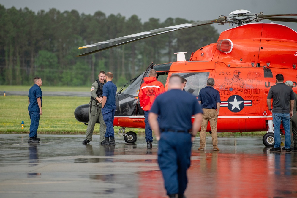 Coast Guard's Last MH-65D Dolphin Lands at ALC, Completing Fleet-Wide Upgrade to Enhanced E Variant