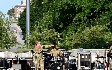 Air Force Heartland of America Band Kicks Off Jazz on the Green Concert Series