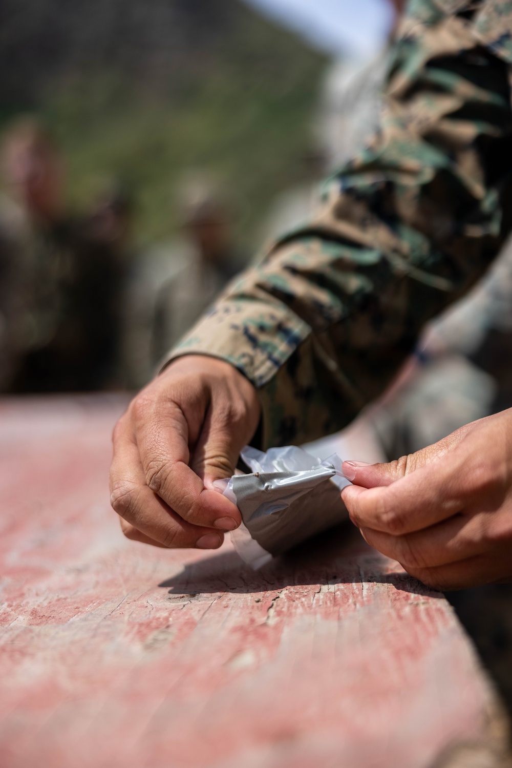 U.S. Marines participate in raid leaders course