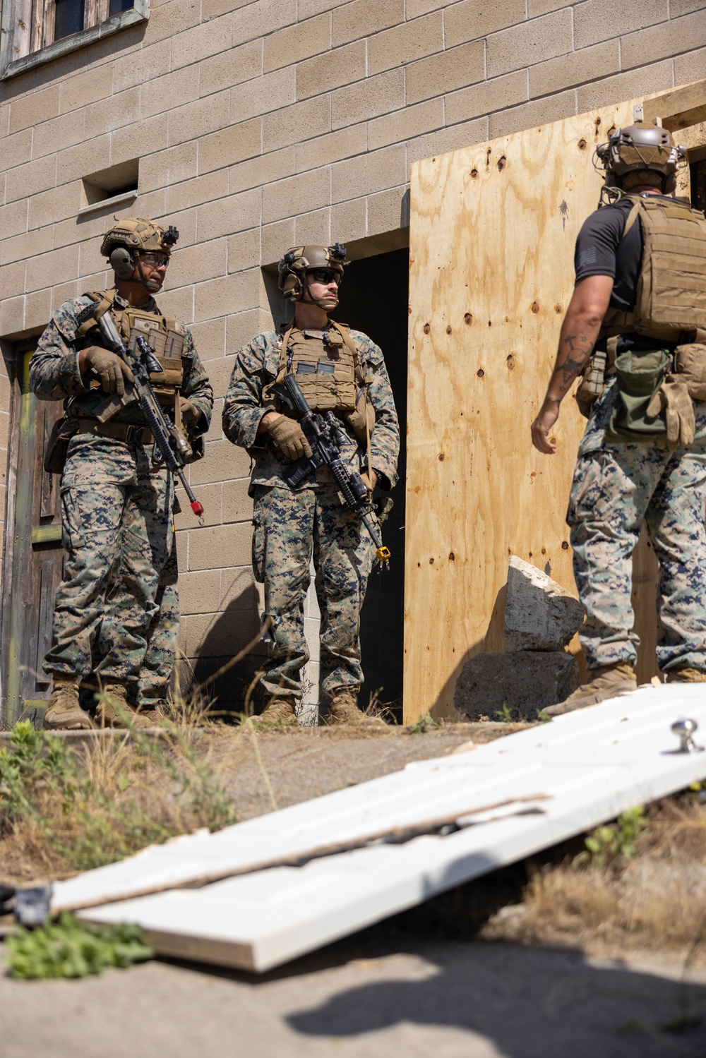 U.S. Marines participate in raid leaders course