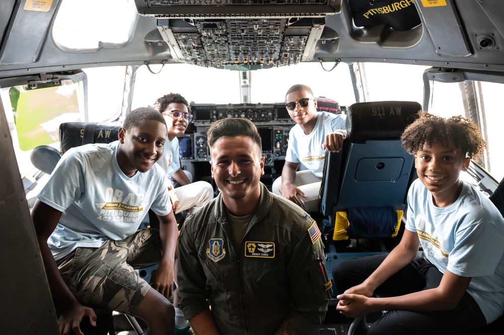 911th AW hosts OBAP ACE academy students