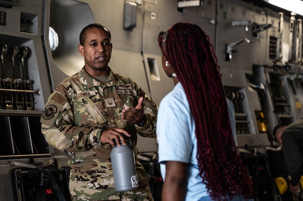 911th AW hosts OBAP ACE academy students