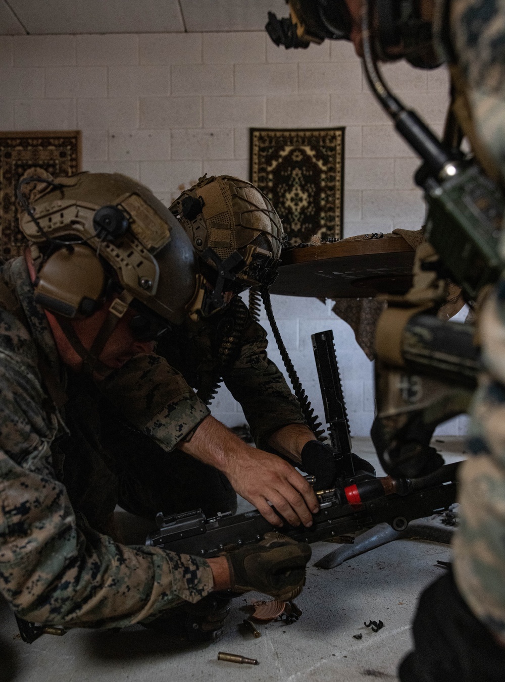 U.S. Marines conduct day raids during raid leaders course