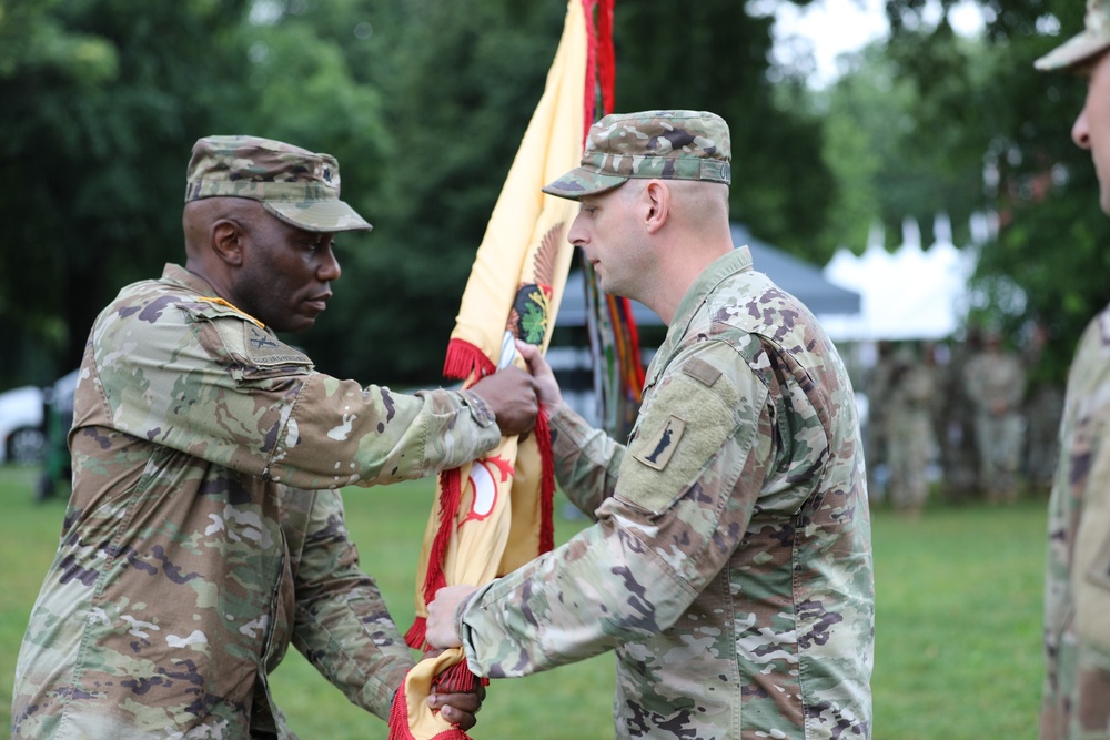 Lt. Col Wilson relinquishes command