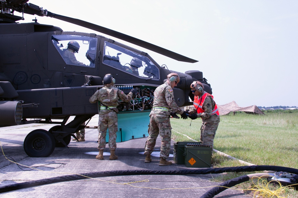 151st ARB conducts FARP training and live-fire exercise