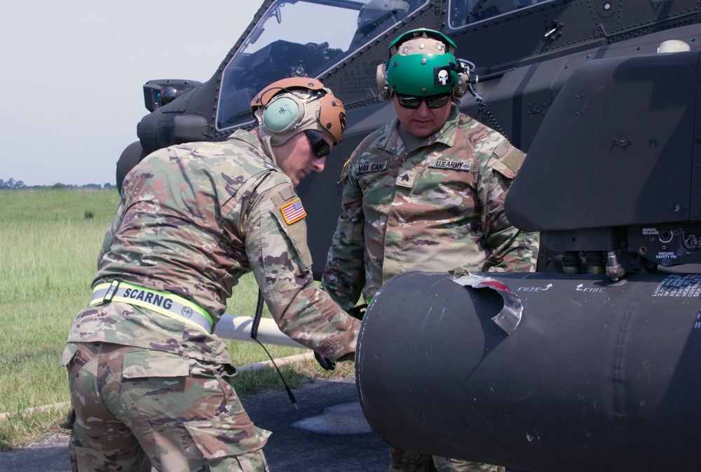 151st ARB conducts FARP training and live-fire exercise