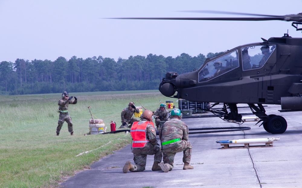 151st ARB conducts FARP training and live-fire exercise