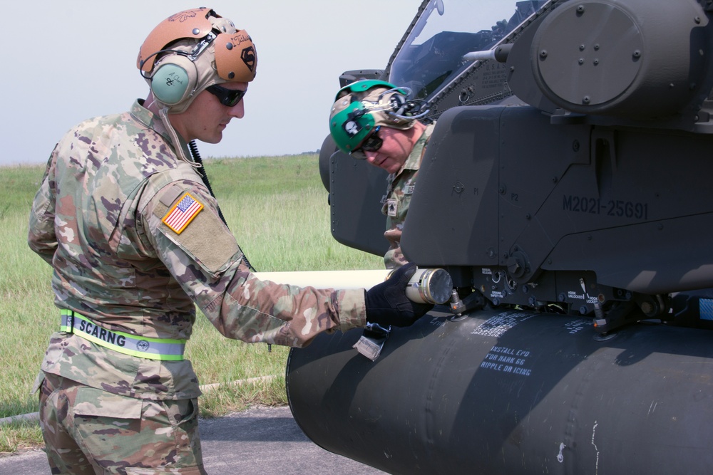 151st ARB conducts FARP training and live-fire exercise