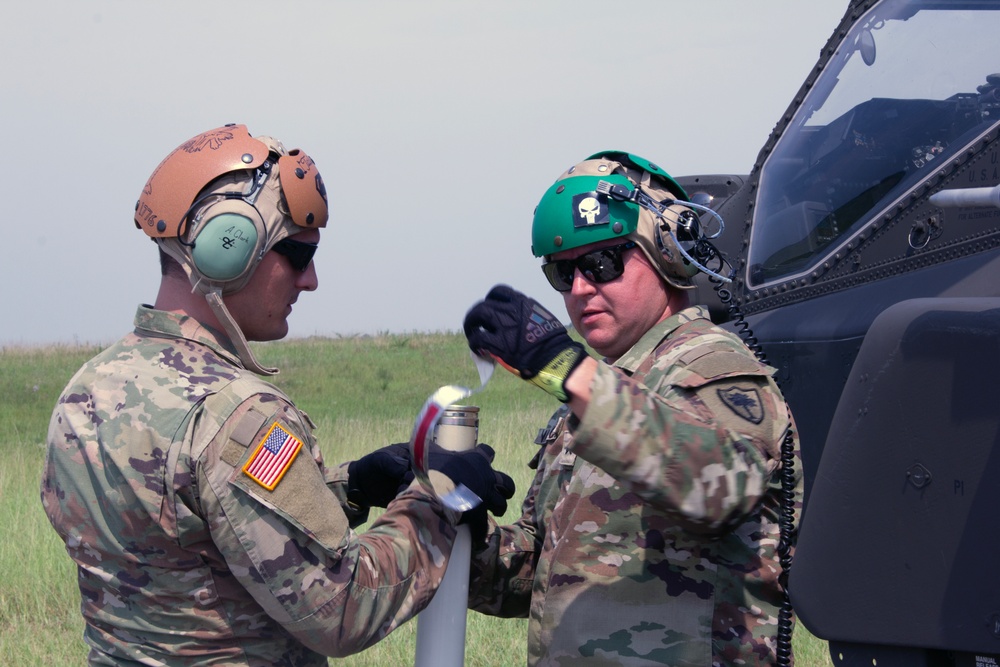 151st ARB conducts FARP training and live-fire exercise