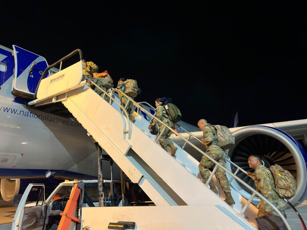 130th Engineer Battalion Departs