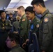 USN Sailors host ROKN sailors on a P-8A flight during RIMPAC 2024