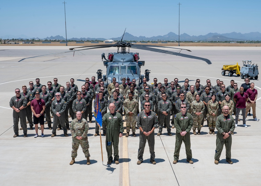 55th Rescue Squadron group photo