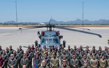 55th Rescue Squadron group photo