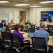 Omaha District staff man the emergency operations center at the district's headquarters in Omaha, Nebraska, as they assess the 2024 June Severe Weather event on June 27th, 2024.