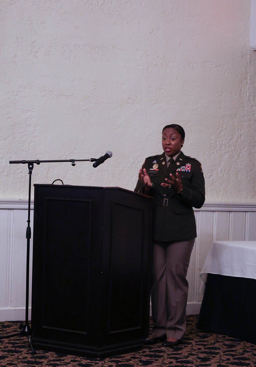 Sergeant Major Purter Lateral promotion Ceremony